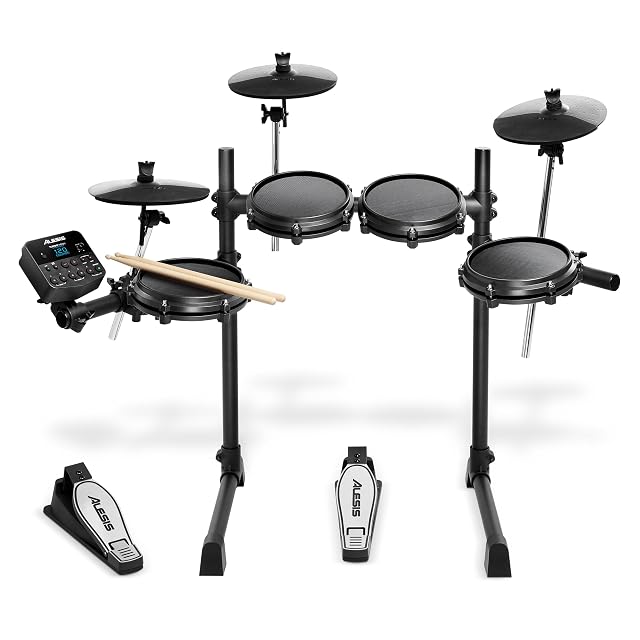 Batteria elettronica Alesis Turbo Mesh con rack in acciaio