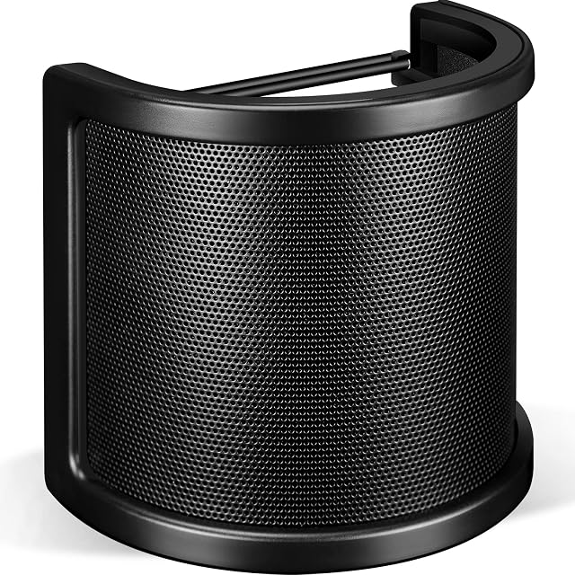Filtro antipop aokeo con strato di spugna antivento