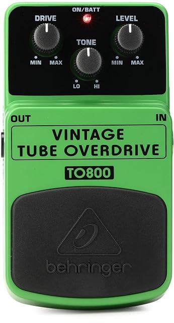 Pedale per chitarra Behringer TO800 vintage tube overdrive