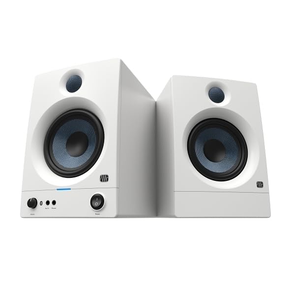 Monitor da studio PreSonus Eris 5BT Gen 2, coppia, bianchi