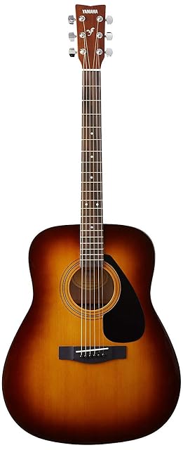 Chitarra acustica dreadnought Yamaha F310 in sunburst marrone tabacco